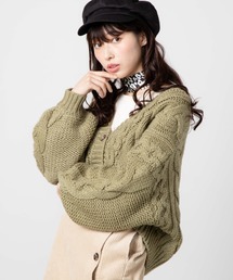 WEGO | WEGO/ロービングケーブルカーディガン(カーディガン/ボレロ)