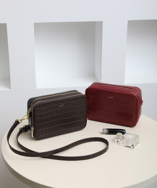 Ungrid アングリッド お財布ショルダー クロコ ショルダーバッグ Ungrid アングリッド のファッション通販 Zozotown