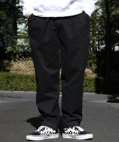 Dickies（ディッキーズ）の「Dickies/ディッキーズ Pleat Pants,FQ　TCツイルタックパンツ（チノパンツ・メンズ・ベージュ/ブラック/ブラウン・30inch/32inch/28inch/34inch）」の6枚目の写真