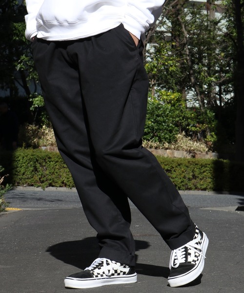 Dickies（ディッキーズ）の「Dickies/ディッキーズ Pleat Pants,FQ　TCツイルタックパンツ（チノパンツ・メンズ・ベージュ/ブラック/ブラウン・30inch/32inch/28inch/34inch）」の12枚目の写真