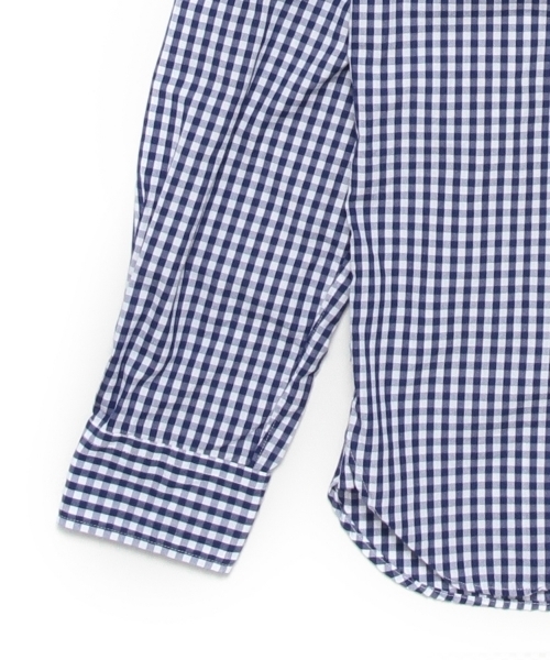 BEAMS PLUS（ビームスプラス）の「◎BEAMS PLUS / ギンガムチェック B.Dシャツ（シャツ/ブラウス・メンズ・ネイビー/レッド/ブラック・LARGE/SMALL/MEDIUM/X-SMALL/X-LARGE/XX-LARGE）」の15枚目の写真
