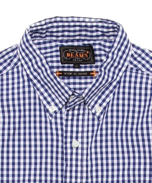 BEAMS PLUS（ビームスプラス）の「◎BEAMS PLUS / ギンガムチェック B.Dシャツ（シャツ/ブラウス・メンズ・ネイビー/レッド/ブラック・LARGE/SMALL/MEDIUM/X-SMALL/X-LARGE/XX-LARGE）」の21枚目の写真