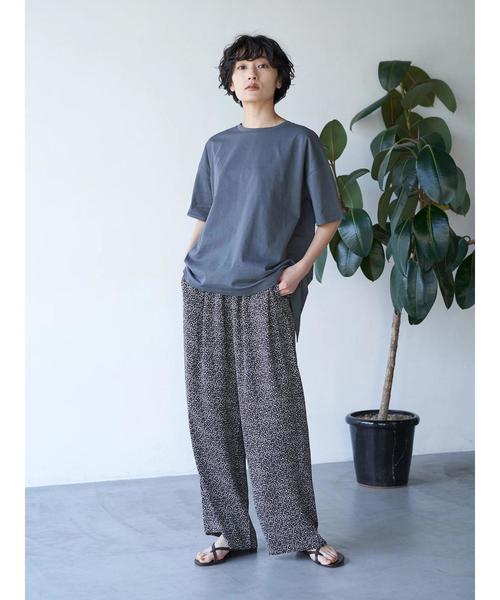 AMERICAN HOLIC(アメリカンホリック)の「ドロストとろみワイドパンツ *(その他パンツ・レディース・マルチ/モカ/その他9/その他10/ストライプ/ドット・M/L)」の8枚目の写真