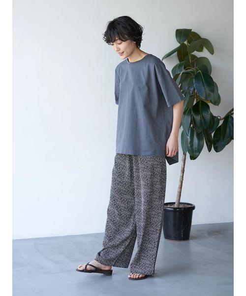 AMERICAN HOLIC(アメリカンホリック)の「ドロストとろみワイドパンツ *(その他パンツ・レディース・マルチ/モカ/その他9/その他10/ストライプ/ドット・M/L)」の9枚目の写真