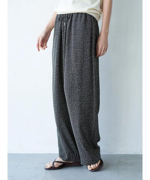 AMERICAN HOLIC(アメリカンホリック)の「ドロストとろみワイドパンツ *(その他パンツ・レディース・マルチ/モカ/その他9/その他10/ストライプ/ドット・M/L)」の14枚目の写真