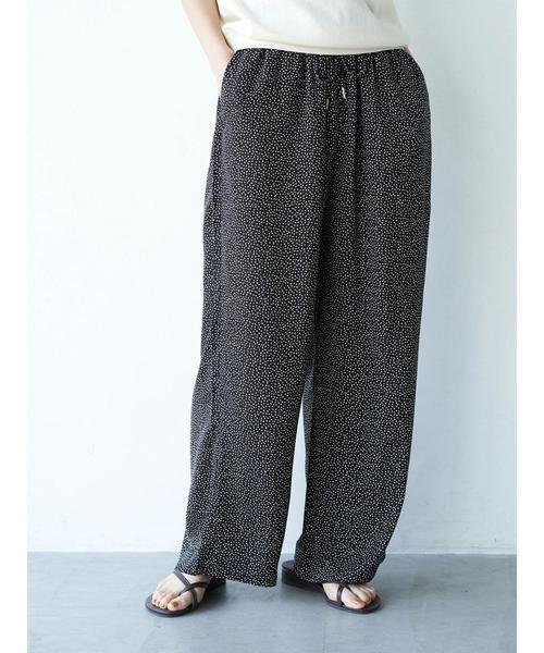 AMERICAN HOLIC(アメリカンホリック)の「ドロストとろみワイドパンツ *(その他パンツ・レディース・マルチ/モカ/その他9/その他10/ストライプ/ドット・M/L)」の16枚目の写真