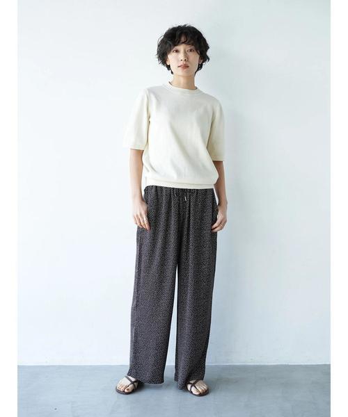 AMERICAN HOLIC(アメリカンホリック)の「ドロストとろみワイドパンツ *(その他パンツ・レディース・マルチ/モカ/その他9/その他10/ストライプ/ドット・M/L)」の18枚目の写真