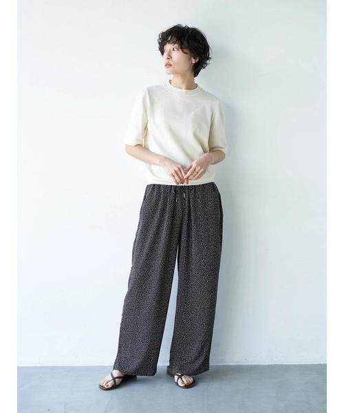 AMERICAN HOLIC(アメリカンホリック)の「ドロストとろみワイドパンツ *(その他パンツ・レディース・マルチ/モカ/その他9/その他10/ストライプ/ドット・M/L)」の19枚目の写真