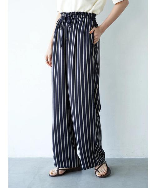 AMERICAN HOLIC(アメリカンホリック)の「ドロストとろみワイドパンツ *(その他パンツ・レディース・マルチ/モカ/その他9/その他10/ストライプ/ドット・M/L)」の20枚目の写真