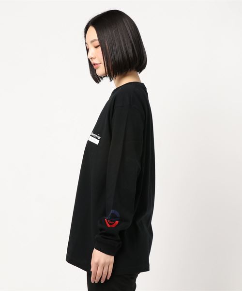 ENVYM（アンビー）の「ａｌｗａｙｓ ｂｅ ロンＴｅｅ（Tシャツ/カットソー・レディース・ホワイト/ブラック・FREE）」の3枚目の写真