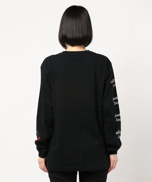 ENVYM（アンビー）の「ａｌｗａｙｓ ｂｅ ロンＴｅｅ（Tシャツ/カットソー・レディース・ホワイト/ブラック・FREE）」の4枚目の写真