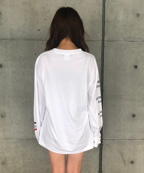 ENVYM（アンビー）の「ａｌｗａｙｓ ｂｅ ロンＴｅｅ（Tシャツ/カットソー・レディース・ホワイト/ブラック・FREE）」の9枚目の写真