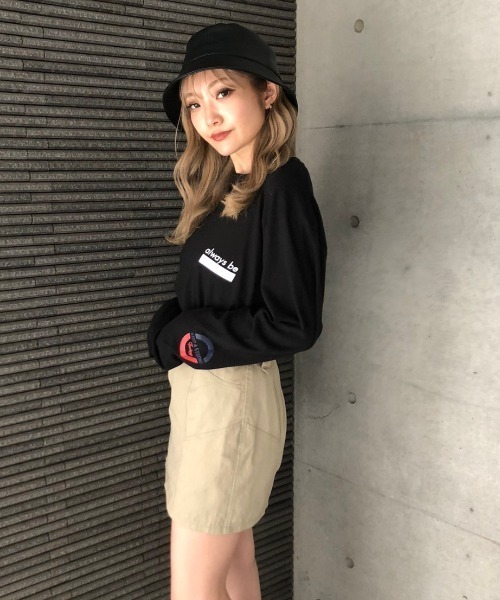 ENVYM（アンビー）の「ａｌｗａｙｓ ｂｅ ロンＴｅｅ（Tシャツ/カットソー・レディース・ホワイト/ブラック・FREE）」の18枚目の写真