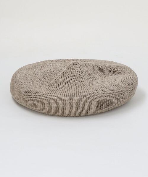 RACAL（ラカル）の「＜Racal（ラカル）＞ SUMMER BERET/ベレー帽（ハンチング/ベレー帽・メンズ・ブラック/ベージュ・FREE）」の4枚目の写真