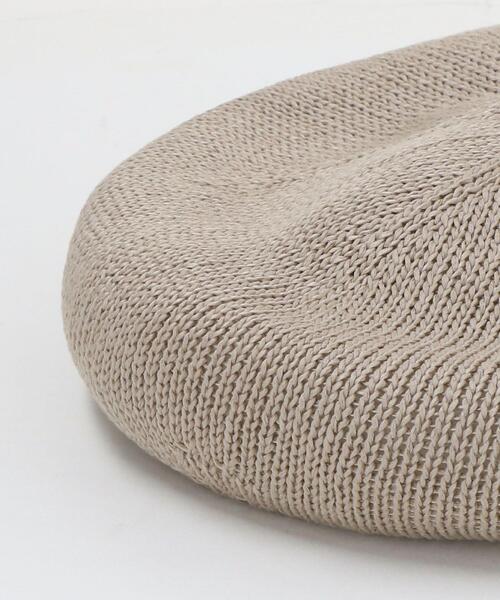 RACAL（ラカル）の「＜Racal（ラカル）＞ SUMMER BERET/ベレー帽（ハンチング/ベレー帽・メンズ・ブラック/ベージュ・FREE）」の6枚目の写真