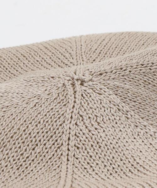 RACAL（ラカル）の「＜Racal（ラカル）＞ SUMMER BERET/ベレー帽（ハンチング/ベレー帽・メンズ・ブラック/ベージュ・FREE）」の5枚目の写真