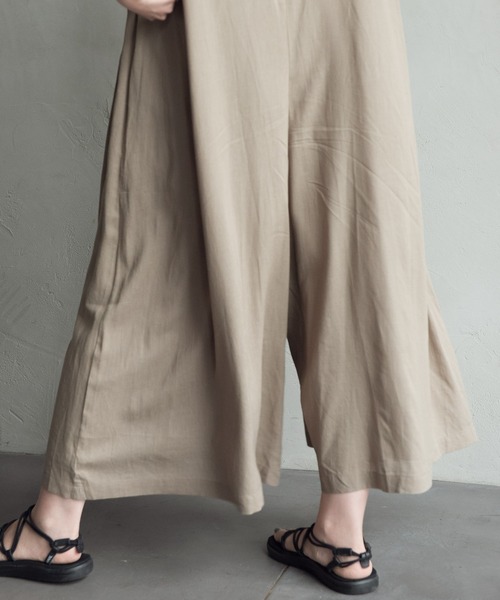 Aunt Marie's（アントマリーズ）の「【低身長向けSサイズ有】ノースリオールインワン AUNT MARIE'S（つなぎ/オールインワン・レディース・ブラック/ベージュ/カーキ・SMALL/FREE）」の21枚目の写真