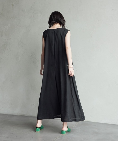 Aunt Marie's（アントマリーズ）の「【低身長向けSサイズ有】ノースリオールインワン AUNT MARIE'S（つなぎ/オールインワン・レディース・ブラック/ベージュ/カーキ・SMALL/FREE）」の14枚目の写真