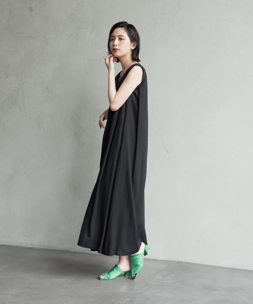 Aunt Marie's（アントマリーズ）の「【低身長向けSサイズ有】ノースリオールインワン AUNT MARIE'S（つなぎ/オールインワン・レディース・ブラック/ベージュ/カーキ・SMALL/FREE）」の8枚目の写真