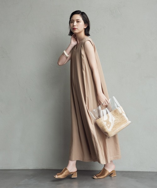 Aunt Marie's（アントマリーズ）の「【低身長向けSサイズ有】ノースリオールインワン AUNT MARIE'S（つなぎ/オールインワン・レディース・ブラック/ベージュ/カーキ・SMALL/FREE）」の17枚目の写真