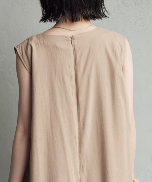 Aunt Marie's（アントマリーズ）の「【低身長向けSサイズ有】ノースリオールインワン AUNT MARIE'S（つなぎ/オールインワン・レディース・ブラック/ベージュ/カーキ・SMALL/FREE）」の5枚目の写真