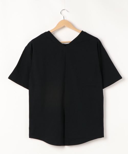 reca（レカ）の「リサイクルコットン2Wayカットソー（Tシャツ/カットソー・レディース・ベージュ系その他/ミント/オフホワイト/ブラック・M）」の5枚目の写真