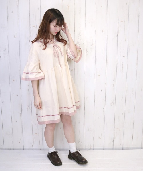 K セーラーカラーop ワンピース Clice De Paris クリシェドゥパリス のファッション通販 Zozotown