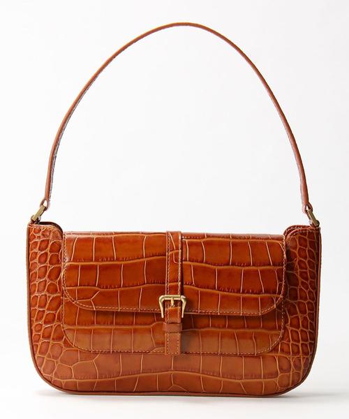 BEAUTY&YOUTH UNITED ARROWS(ビューティーアンドユースユナイテッドアローズ)の「<BY FAR>MIRANDA レザーバッグ(ハンドバッグ・レディース・ブラック/ブラウン・FREE)」の1枚目の写真
