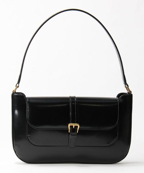 BEAUTY&YOUTH UNITED ARROWS(ビューティーアンドユースユナイテッドアローズ)の「<BY FAR>MIRANDA レザーバッグ(ハンドバッグ・レディース・ブラック/ブラウン・FREE)」の2枚目の写真