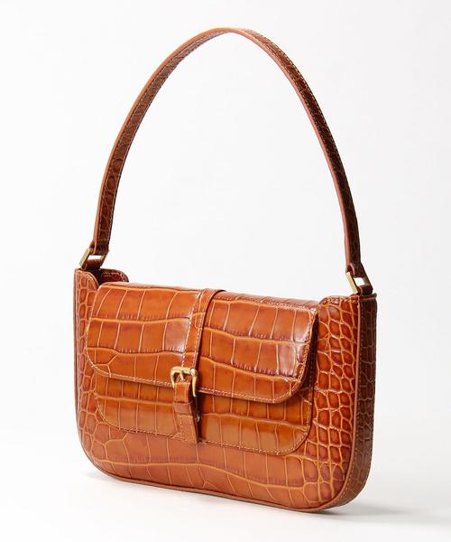 BEAUTY&YOUTH UNITED ARROWS(ビューティーアンドユースユナイテッドアローズ)の「<BY FAR>MIRANDA レザーバッグ(ハンドバッグ・レディース・ブラック/ブラウン・FREE)」の3枚目の写真