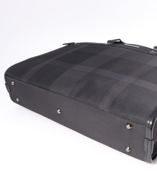 新品未使用☆トーナルクレストブリッジチェックブリーフバッグ ブラックレーベル BLACK LABEL CRESTBRIDGE（ブラックレーベル・クレストブリッジ