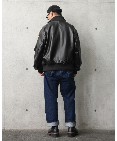 期間限定！送込！XLサイズドイツ軍BWパイロットジャケット革カウハイド ドイツ軍 BWレザーパイロットフライトジャケット 軍放出品