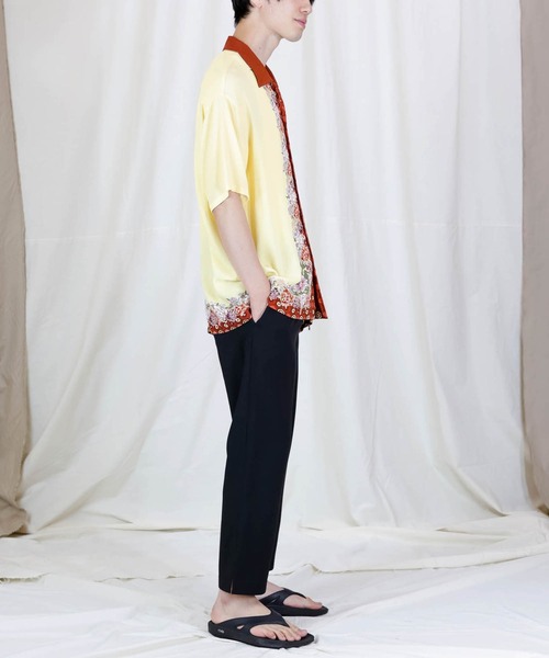 Iroquois（イロコイ）の「JAPANESE FLOWER H/S SH（シャツ/ブラウス・メンズ・イエロー/パープル・1/2/3）」の11枚目の写真