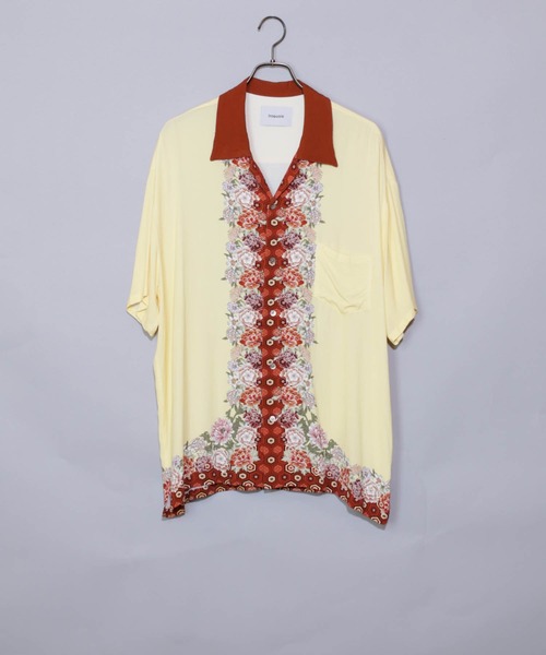 Iroquois（イロコイ）の「JAPANESE FLOWER H/S SH（シャツ/ブラウス・メンズ・イエロー/パープル・1/2/3）」の13枚目の写真