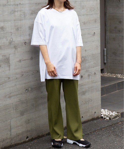 UNIVERSAL OVERALL（ユニバーサルオーバーオール）の「【UNIVERSAL OVERALL】WIDE HEAVY 2PACK TEE ビッグシルエットパックTシャツ UVOP-002（Tシャツ/カットソー・メンズ・ブラック/ホワイト/グレー・L/XL/M/S）」の4枚目の写真