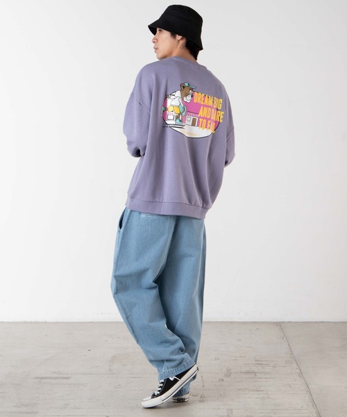 WEGO(ウィゴー)の「WEGO/レトロアニマルプルオーバー(スウェット・メンズ・パープル系その他/グリーン系その他・LARGE/MEDIUM)」の7枚目の写真