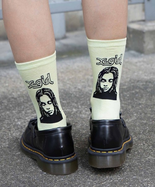 Face Color Socks ソックス 靴下 X Girl エックスガール のファッション通販 Zozotown
