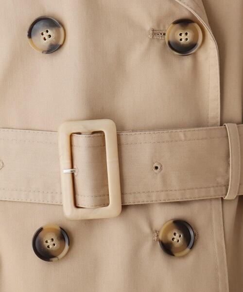 SHOO・LA・RUE（シューラルー）の「◆【M-4L】スプリングトレンチコート（トレンチコート・レディース・ベージュ/ネイビー・02/03/04/05/06）」の4枚目の写真