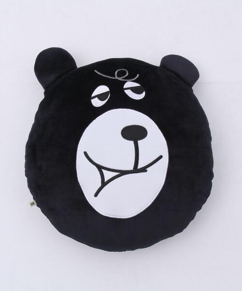 coen（コーエン）の「【WEB限定】コーエンベアもふもふフェイスクッション（クッション/クッションカバー・キッズ・ブラック/ブラウン/グレー・FREE）」の5枚目の写真