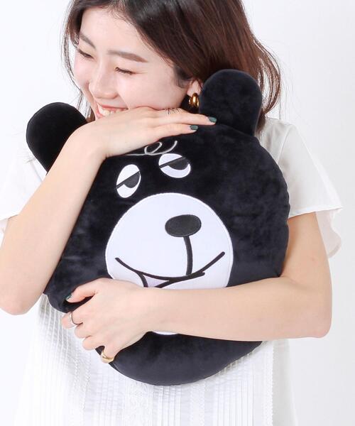 coen（コーエン）の「【WEB限定】コーエンベアもふもふフェイスクッション（クッション/クッションカバー・キッズ・ブラック/ブラウン/グレー・FREE）」の9枚目の写真