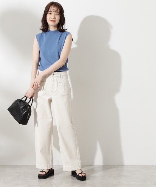 N.(N. Natural Beauty Basic)(エヌエヌナチュラルビューティーベーシック)の「◆チューブストラップ厚底サンダル(サンダル・レディース・ナチュラル/ブラック・SMALL/MEDIUM)」の21枚目の写真