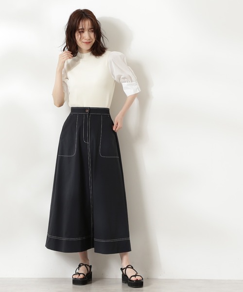 N.(N. Natural Beauty Basic)(エヌエヌナチュラルビューティーベーシック)の「◆チューブストラップ厚底サンダル(サンダル・レディース・ナチュラル/ブラック・SMALL/MEDIUM)」の20枚目の写真