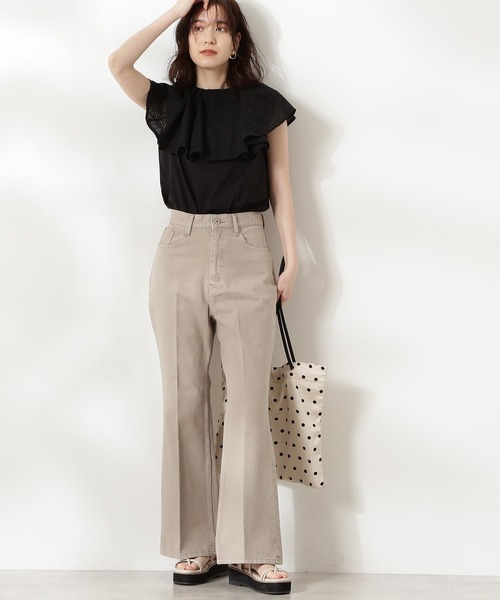 N.(N. Natural Beauty Basic)(エヌエヌナチュラルビューティーベーシック)の「◆チューブストラップ厚底サンダル(サンダル・レディース・ナチュラル/ブラック・SMALL/MEDIUM)」の16枚目の写真