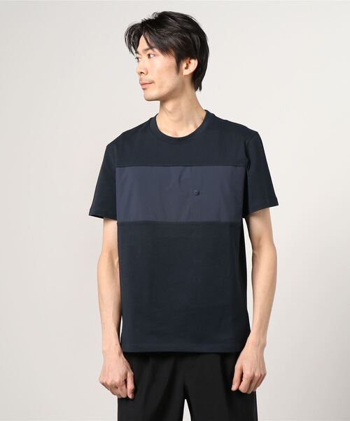 HERNO（ヘルノ）の「HERNO / ショートスリーブカットソー（Tシャツ/カットソー・メンズ・ネイビー/ブラック/ホワイト・50/48）」の5枚目の写真