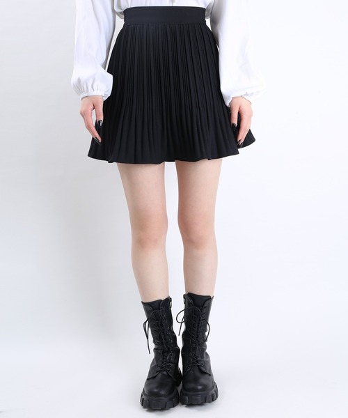 PHILLY（フィリー）の「フレアミニプリーツスカパン（スカート・レディース・ホワイト/ブラック/ベージュ/ブラウン・FREE）」の18枚目の写真