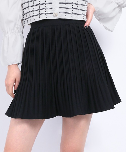 PHILLY（フィリー）の「フレアミニプリーツスカパン（スカート・レディース・ホワイト/ブラック/ベージュ/ブラウン・FREE）」の9枚目の写真