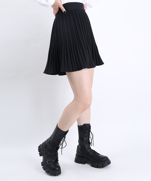 PHILLY（フィリー）の「フレアミニプリーツスカパン（スカート・レディース・ホワイト/ブラック/ベージュ/ブラウン・FREE）」の17枚目の写真