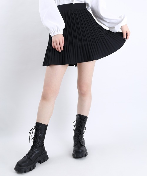 PHILLY（フィリー）の「フレアミニプリーツスカパン（スカート・レディース・ホワイト/ブラック/ベージュ/ブラウン・FREE）」の16枚目の写真