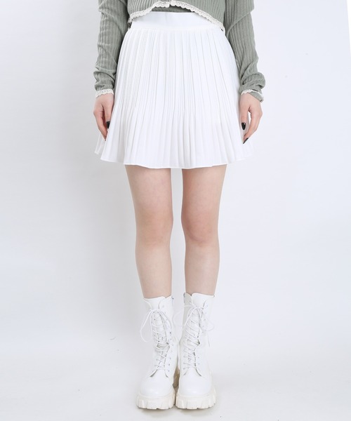 PHILLY（フィリー）の「フレアミニプリーツスカパン（スカート・レディース・ホワイト/ブラック/ベージュ/ブラウン・FREE）」の10枚目の写真