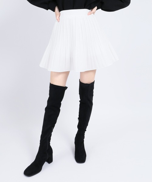 PHILLY（フィリー）の「フレアミニプリーツスカパン（スカート・レディース・ホワイト/ブラック/ベージュ/ブラウン・FREE）」の11枚目の写真